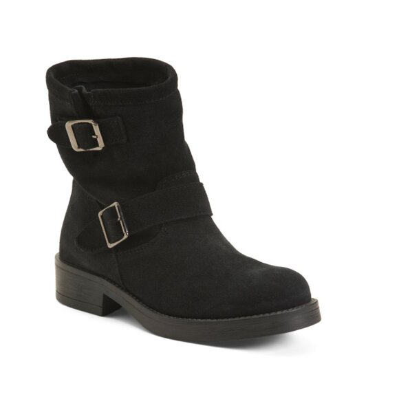 NILA & NILA Shoes - NILA & NILA Black Olive Made In Italy Leather Booties